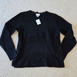J. Crew Extra-Soft Charcoal Sweater